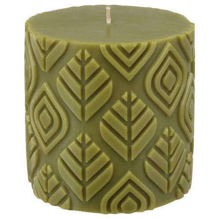 Формовая свеча, ароматическая УТРЕДД, зеленый, Лес (10 см)