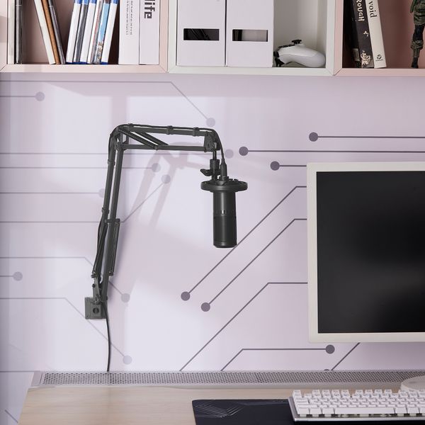 Штатив микрофона, с винтовым креплением, антрацит IKEA LÅNESPELARE ЛОНЕСПЕЛАРЕ 905.713.97 - фото 5