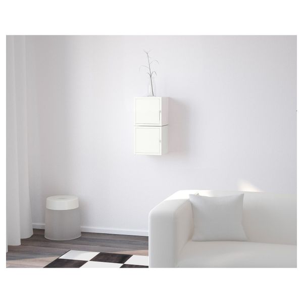 Комбинация для хранения, белый/белый 25x25x50 см IKEA LIXHULT ЛИКСГУЛЬТ 592.440.39 - фото 2