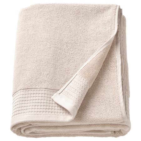 Простыня банная, 100x150 см, светло-серый-бежевый IKEA VINARN ВИНАРН 905.083.20