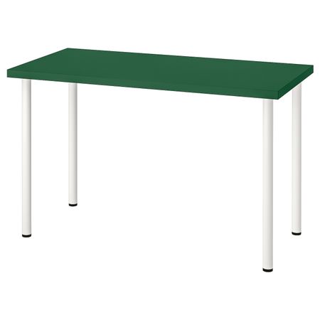 Стол, зеленый, белый 120x60 см IKEA LINNMON ЛИННМОН / ADILS АДИЛЬС 593.313.95