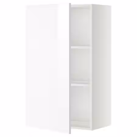 METOD Навесной шкаф с полками - белый/Ringhult белый 60x100 см
