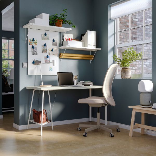 Письменный стол, белый 140x60 см IKEA LAGKAPTEN ЛАГКАПТЕН / TILLSLAG ТИЛЛЬСЛАГ 194.171.88 - фото 5