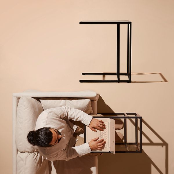 Подставка для/ноутбука, черно-коричневый/стекло 35x65 см IKEA VITTSJÖ ВИТШЁ 903.836.50 - фото 2