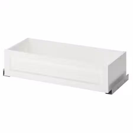 KOMPLEMENT Ящик, панель с филёнкой - белый 75x35 см
