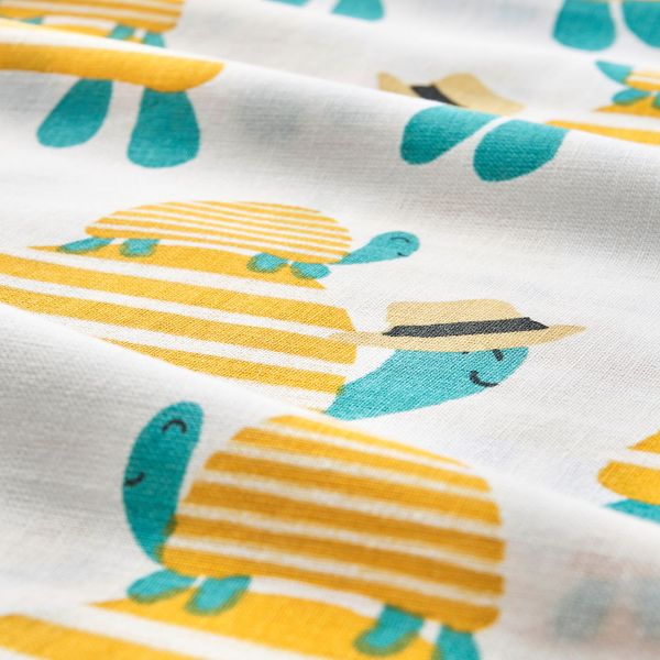 Пододеяльник и наволочка для/кроватки, черепаха желтый 110x125/35x55 см IKEA RÖRANDE РЁРАНДЕ 804.625.44 - фото 3