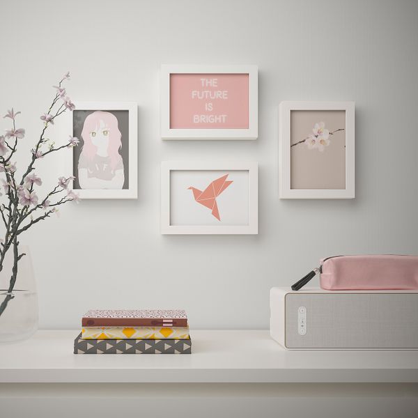 Открытка, Жизнь в розовом 10x15 см IKEA YLLEVAD ЮЛЛЕВАД 004.914.99 - схема-чертеж с размерами