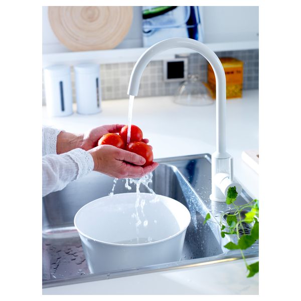 Смеситель кухонный, 1 рычаг РИНГШЕР, белый - фото 3