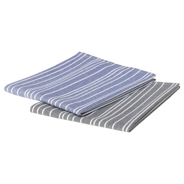 Полотенце кухонное, темно-синий/черный 50x70 см IKEA TIMVISARE ТИМВИСАРЕ 503.717.91 - фото 8