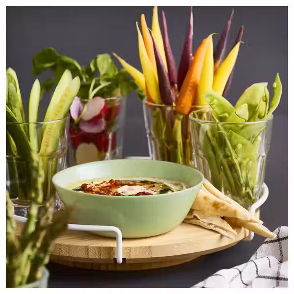 OFTAST Миска - светло-зеленый 15 см - фото 3