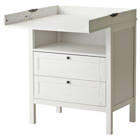 Пеленальный стол-комод, белый IKEA SUNDVIK СУНДВИК 004.973.40