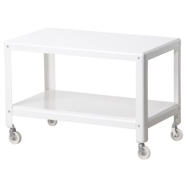 Журнальный стол ИКЕА ПС 2012, белый (70x42 см) - фото 1