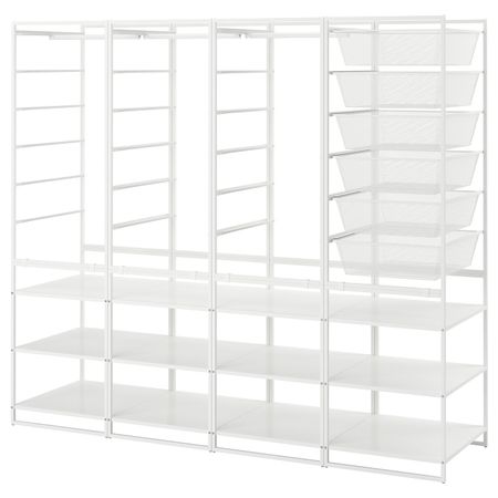 Каркас сетчетые корзины/штанга, стеллажи 198x51x173 см IKEA JONAXEL ЙОНАКСЕЛЬ 092.976.76