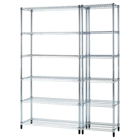 2 секции полок, 140x36x181 см IKEA OMAR ОМАР 598.290.88