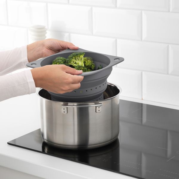 Дуршлаг, силикон IKEA КЛОКРЕН 103.543.07 - фото 3