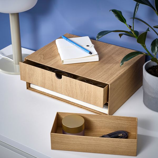 Мини-комод, под дуб, 32x24 см IKEA HÄSTVISKARE 305.498.56 - фото 6