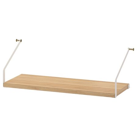 Полка, бамбук 61x25 см IKEA SVALNÄS СВАЛЬНЭС 403.592.47