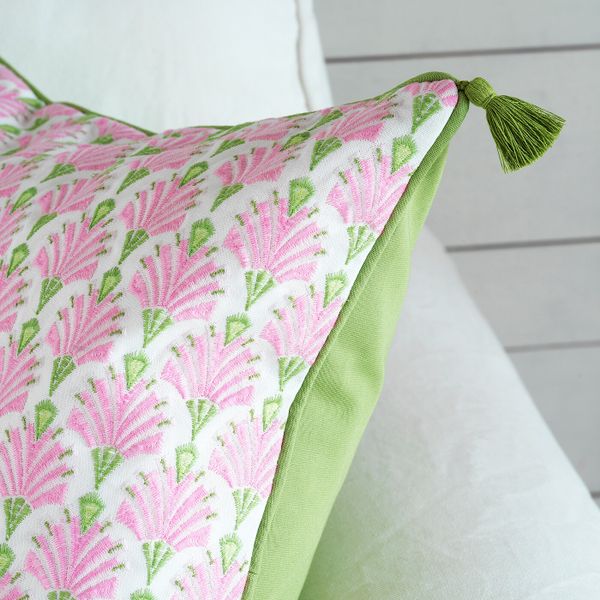 Чехол на подушку, белый/розовый 50x50 см IKEA INBJUDEN ИНБЬЮДЕН 204.914.55 - схема-чертеж с размерами