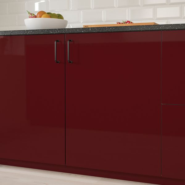 Дверь, глянцевый темный красно-коричневый 40x40 см IKEA KALLARP КАЛЛАРП 804.348.48 - фото 3