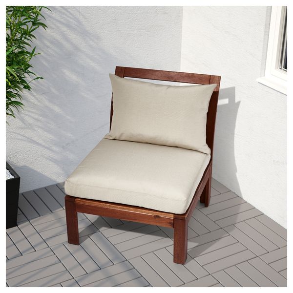 1-местная секция, садовая ЭПЛАРО, коричневый коричневая морилка - фото 3