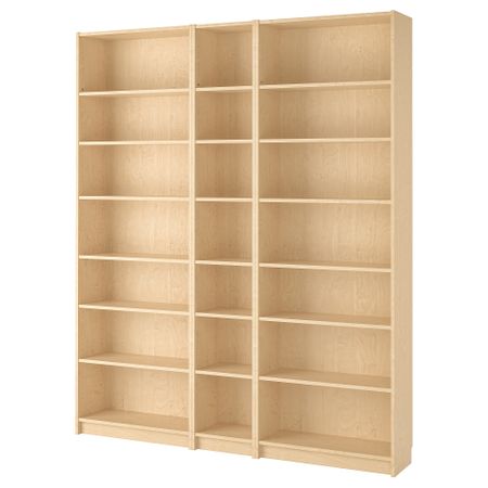 Стеллаж, 200x28x237 см, березовый шпон IKEA BILLY БИЛЛИ 690.234.00