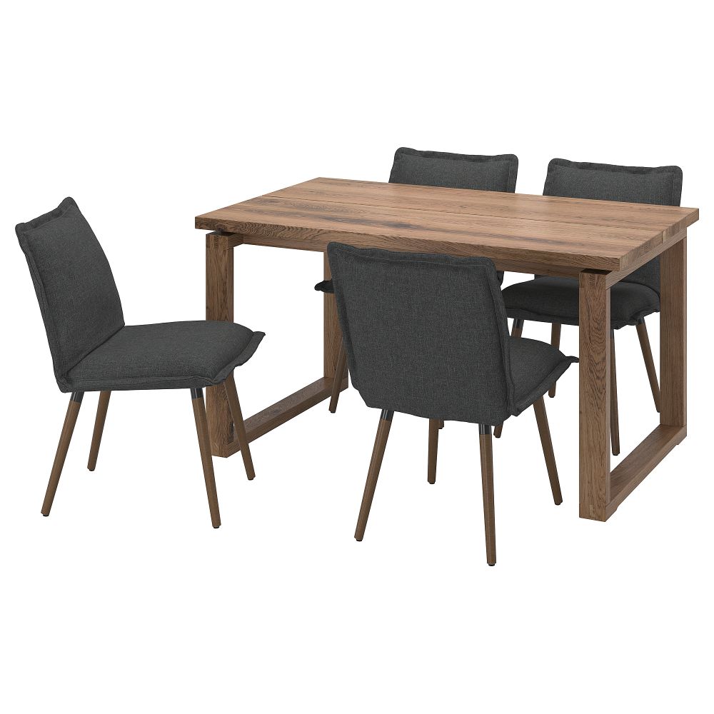 Стол и 4 стула IKEA KLINTEN, MÖRBYLÅNGA МОРБИЛОНГА 495.058.81 - фото 1