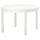 Раздвижной стол БЬЮРСТА, белый (115/166 см)