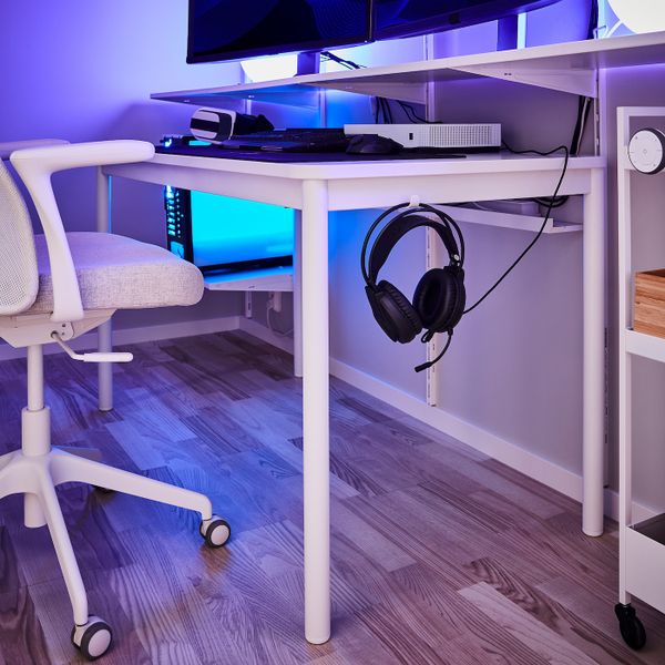 Стол, белый 130x70 см IKEA TOMMARYD ТОММАРЮД 593.874.91 - фото 2