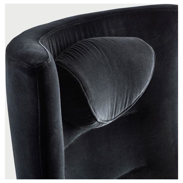 Кресло c высокой спинкой СТОКГОЛЬМ, Сандбакка черный - фото 3