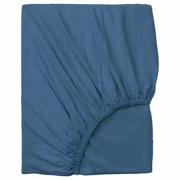 VÅRVIAL Простыня натяжная - синий 160x200 см - фото 1