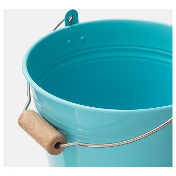 Ведро/горшок СОККЕР, д/дома/улицы, бирюзовый (2.5 л) - фото 3