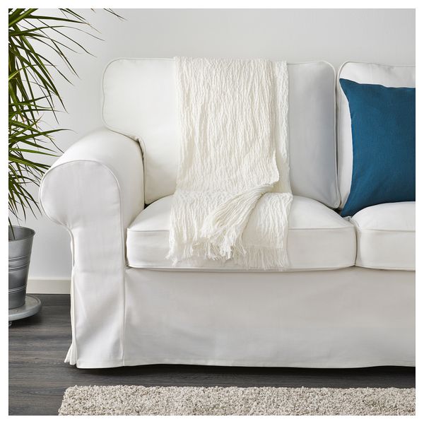 Плед МАТЕА, белый (120x180 см) - схема-чертеж с размерами