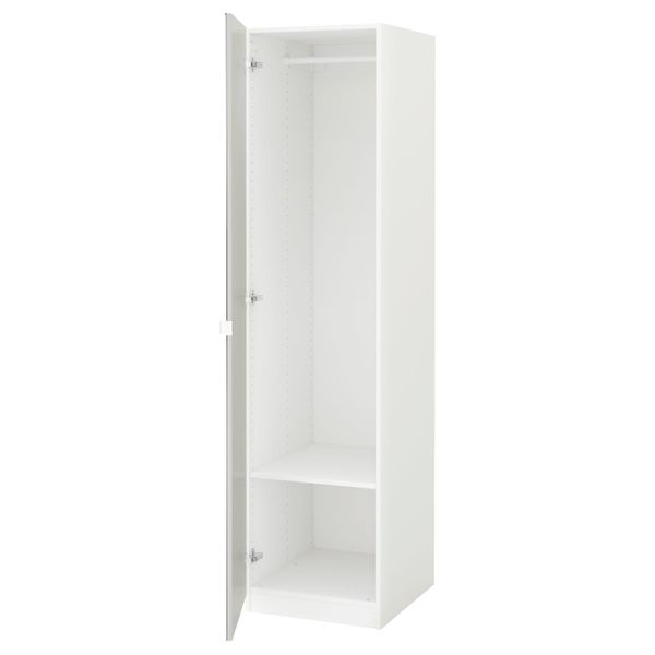 Гардероб, белый/Викедаль зеркальное стекло 50x60x201 см IKEA PAX ПАКС 791.275.05 - фото 1