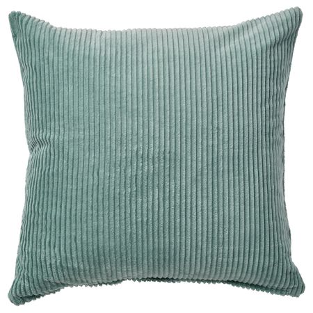 Чехол на подушку, серо-бирюзовый 50x50 см IKEA ÅSVEIG ОСВЕЙГ 504.887.86