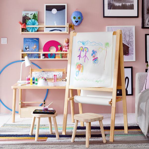 Доска-мольберт, хвойное дерево/белый IKEA MÅLA МОЛА 903.684.47 - фото 5