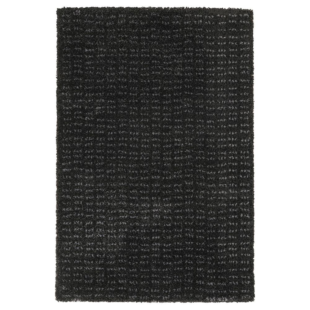 Ковер, короткий ворс, черный 60x90 см IKEA LANGSTED ЛАНГСТЕД 804.825.75 - фото 1