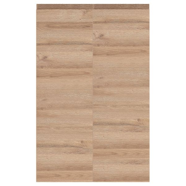 Дверца для напольного углового шкафа, 2шт, левосторонний/под дуб 25x80 см IKEA VOXTORP ВОКСТОРП 605.081.47 - фото 1