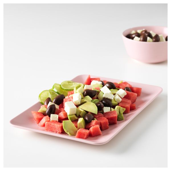 Тарелка ДИНЕРА, светло-розовый (30x20 см) - фото 2