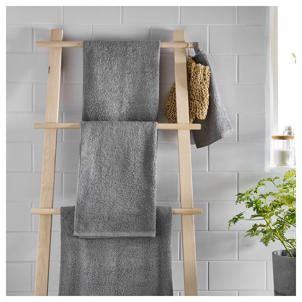 Банное полотенце, классический серый, 70x140 см IKEA ГЭРЕН 803.645.67 - фото 3