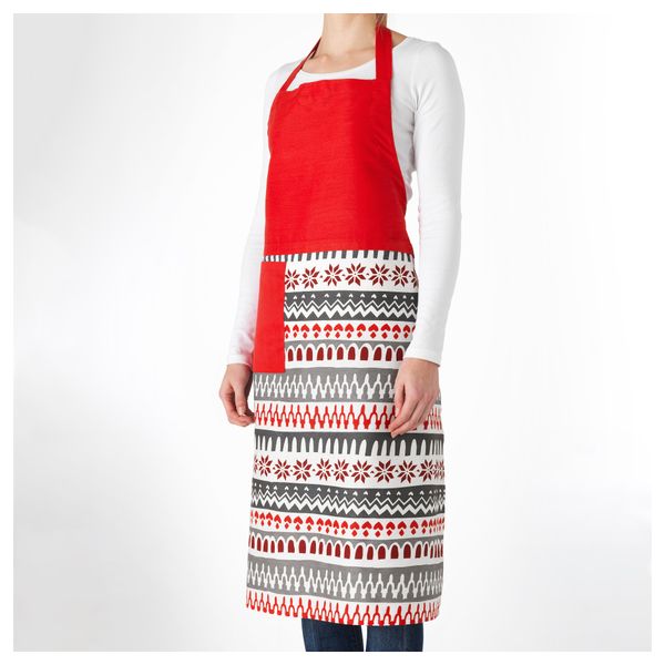 Фартук ВИНТЕР 2017, красный, белый - фото 2