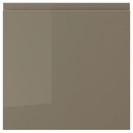 VOXTORP Фронтальная панель ящика - глянцевый темный серо-коричневый 40x40 см