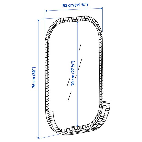 IKEA, дополнительный ракурс - схема-чертеж с размерами