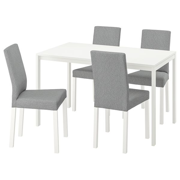 Стол и 4 стула, 125 cm IKEA MELLTORP МЕЛЬТОРП, KÄTTIL КЭТТИЛ 594.282.03 - фото 1