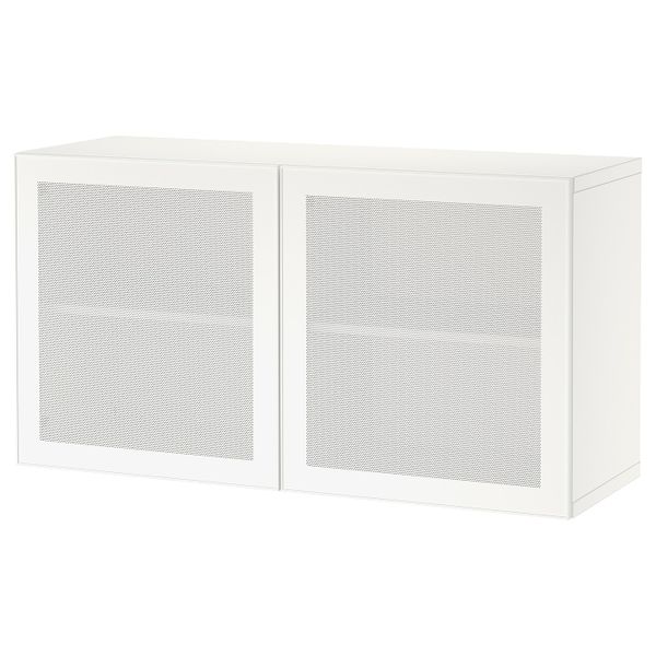 Комбинация настенных шкафов, белый/мортвикен 120x42x64 см IKEA BESTÅ БЕСТО 194.420.03 - фото 1