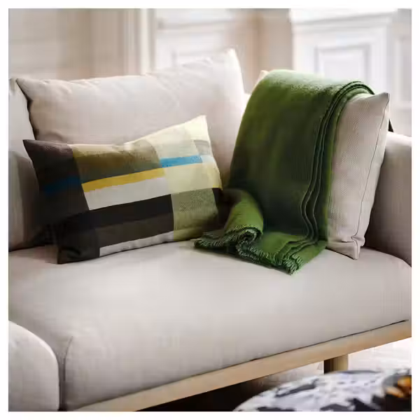 STOCKHOLM 2025 СТОКГОЛЬМ 2025 Плед - зеленый 150x200 см - фото 4