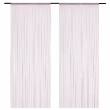 HILDRUN Гардины, 2 шт. - розовый точечный 145x300 см