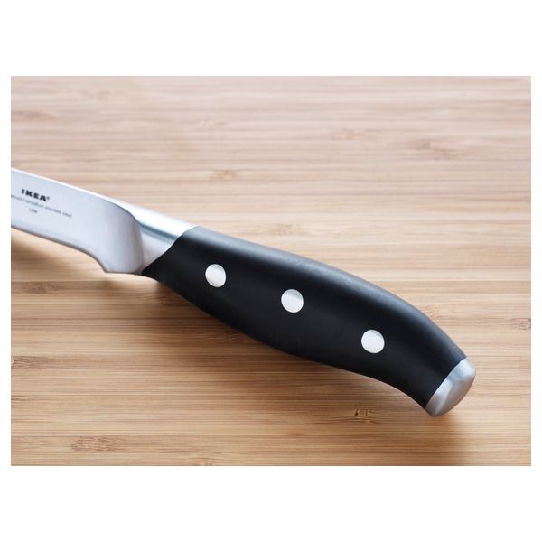 Филейный нож ЮННСАМ, темно-серый (16 см) - схема-чертеж с размерами