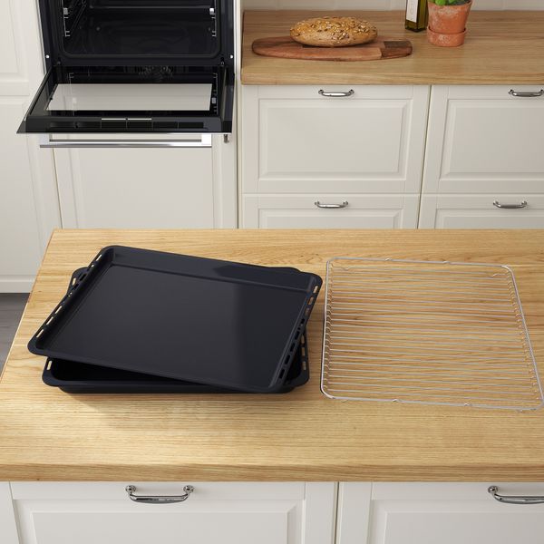 Духовка с горячим обдувом, нержавеющая сталь IKEA SMAKSAK СМАКСАК 304.116.89 - фото 6