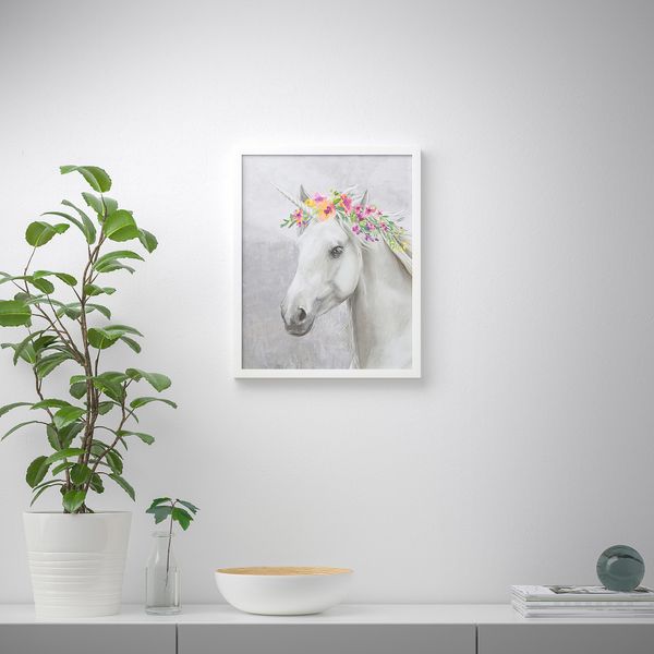 Постер БИЛЬД, Единорог (40x50 см) - схема-чертеж с размерами