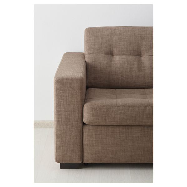 Диван-кровать 2-местный КЛАГСТОРП, Бальг светло-коричневый - фото 4